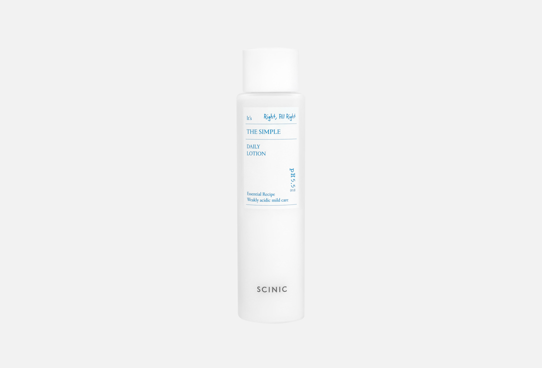 SCINIC Lotion for sensitive skin The Simple Daily