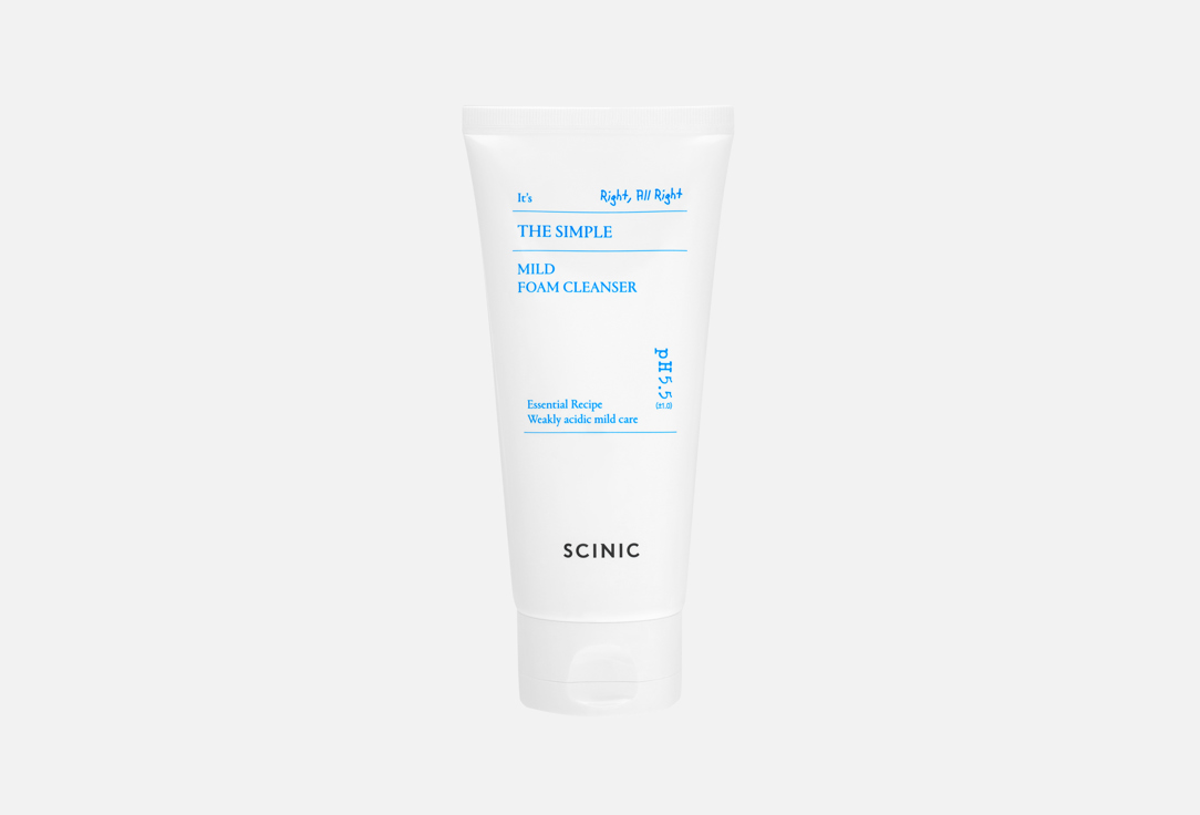 SCINIC Face foam for sensitive skin The Simple Mild Foam Cleanser