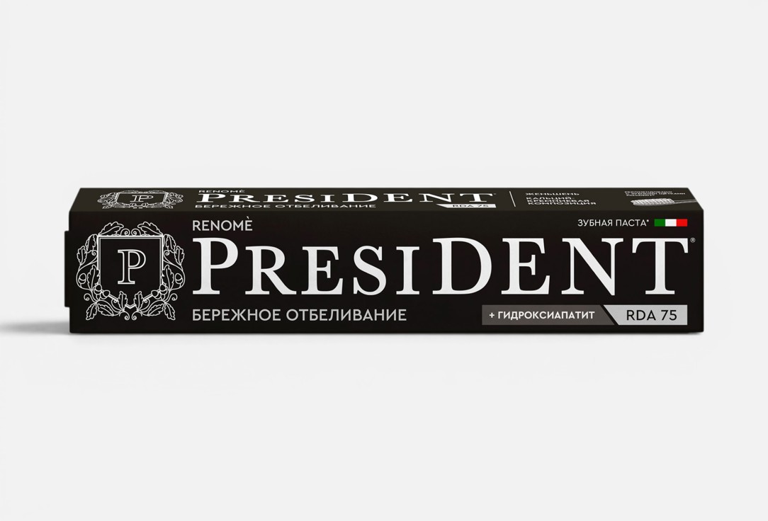 PresiDENT Зубная паста для здоровой белизны Renome 75 г PresiDENT Зубная паста для здоровой белизны Renome