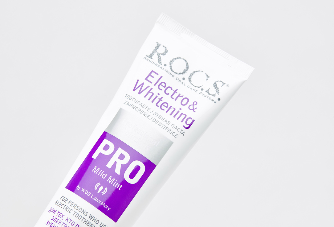 R.O.C.S Toothpaste Pro Electro&Whitening with Mild Mint
