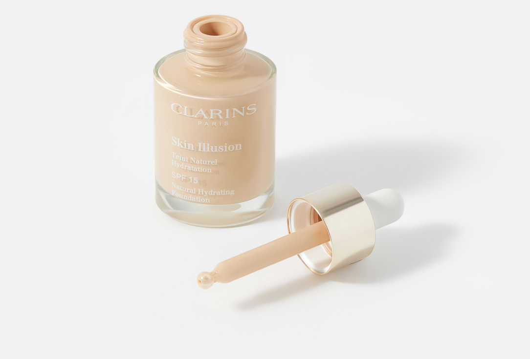 Clarins Liquid Hydrating Foundation SPF 15 Skin Illusion 106, Vanilla 30 ml Clarins Liquid Hydrating Foundation SPF 15 Skin Illusion