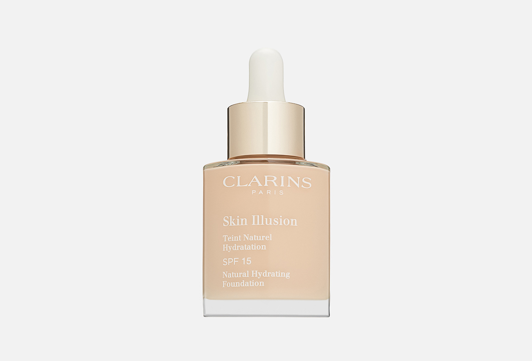 Clarins Liquid Hydrating Foundation SPF 15 Skin Illusion 106, Vanilla 30 ml Clarins Liquid Hydrating Foundation SPF 15 Skin Illusion