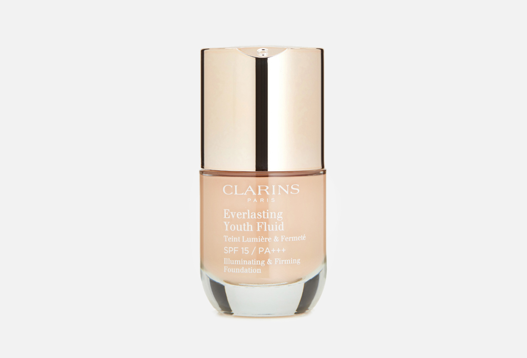 Clarins Fluid Foundation SPF 15 PA+++ Everlasting Youth Fluid 107, Beige 30 ml Clarins Fluid Foundation SPF 15 PA+++ Everlasting Youth Fluid