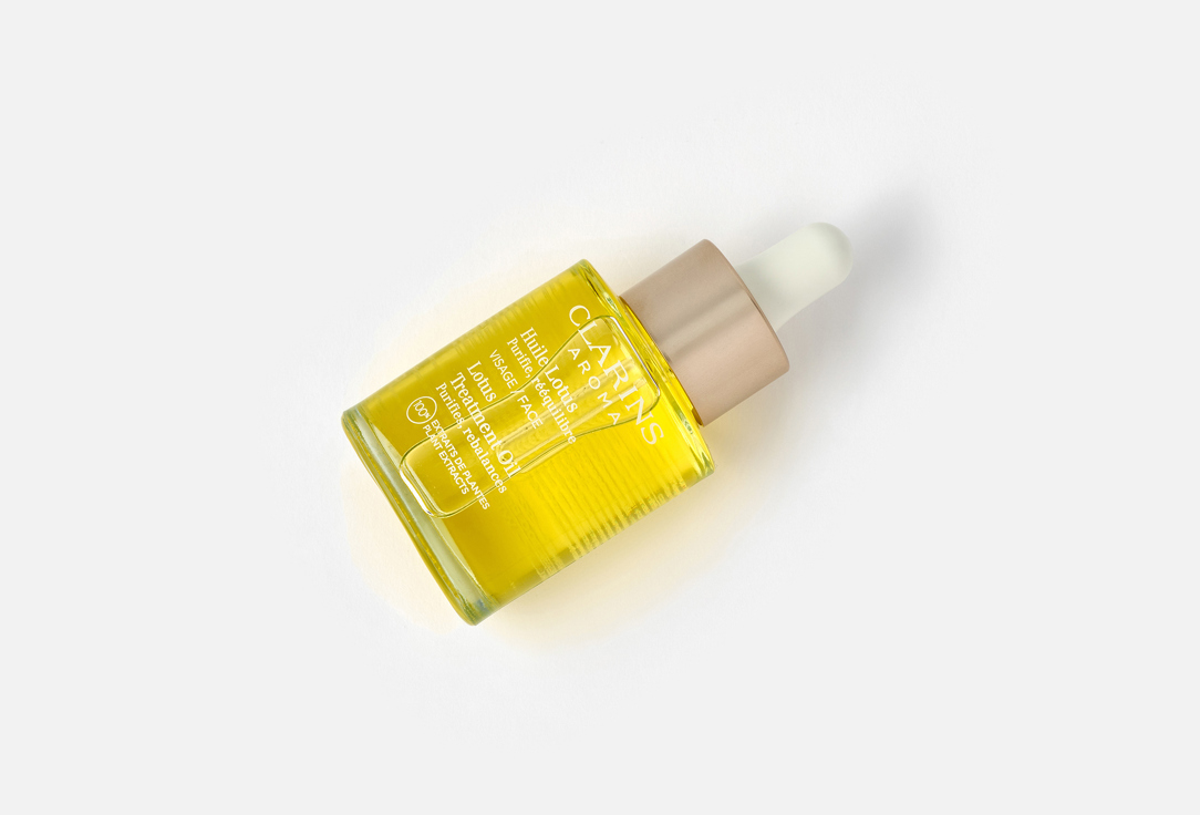 Clarins Nourishing Face Oil for oil & combination skin Lotus Treatment Oil
