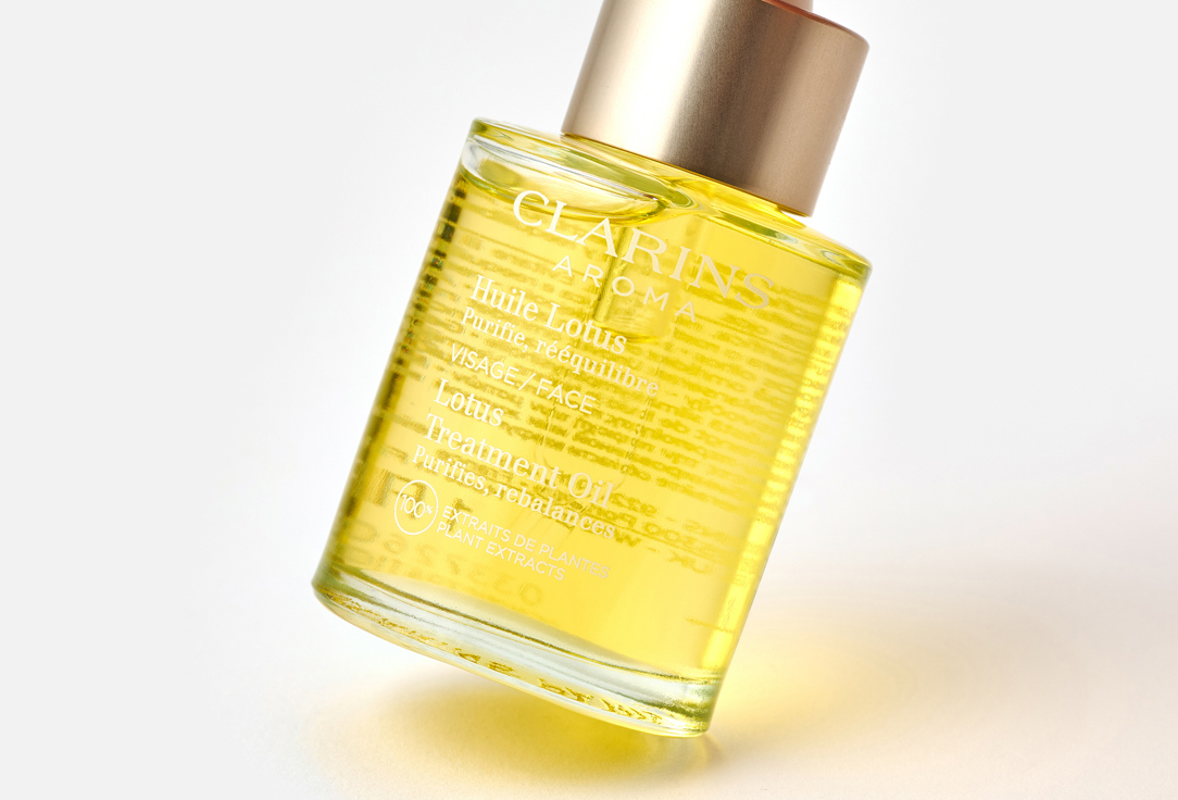 Clarins Nourishing Face Oil for oil & combination skin Lotus Treatment Oil