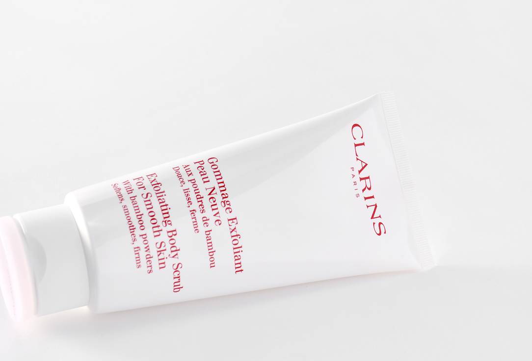 Clarins Smoothing body scrub with Bamboo powder Exfoliating Body Scrub