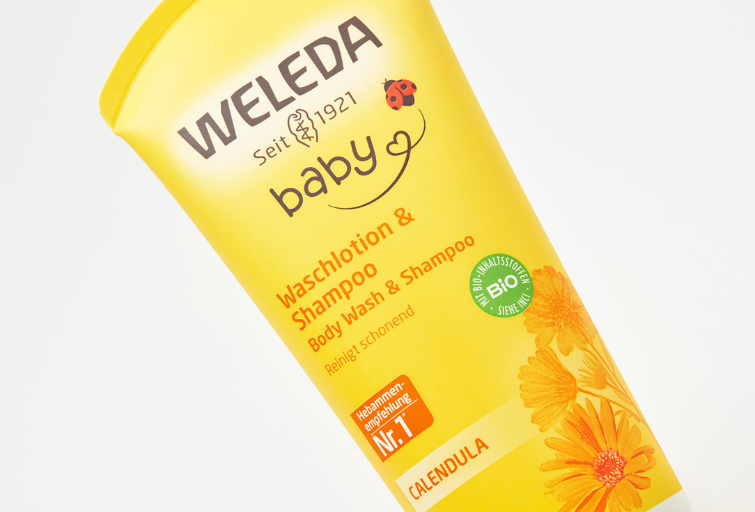 Weleda Gentle Shampoo & Body Wash 2-in-1 Baby Calendula 200 ml Weleda Gentle Shampoo & Body Wash 2-in-1 Baby Calendula