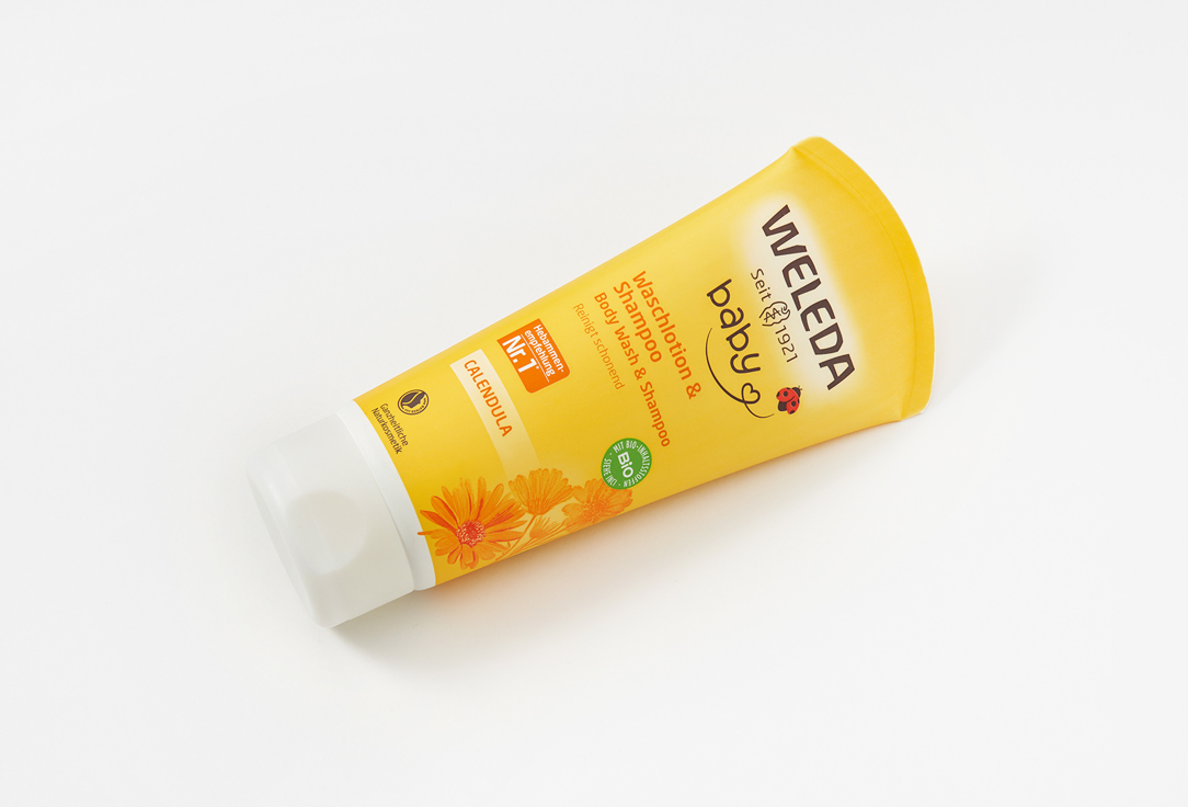 Weleda Gentle Shampoo & Body Wash 2-in-1 Baby Calendula 200 ml Weleda Gentle Shampoo & Body Wash 2-in-1 Baby Calendula