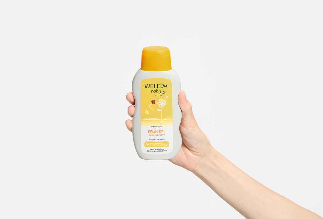 Weleda Fragrance free baby body oil Baby Calendula 200 ml Weleda Fragrance free baby body oil Baby Calendula