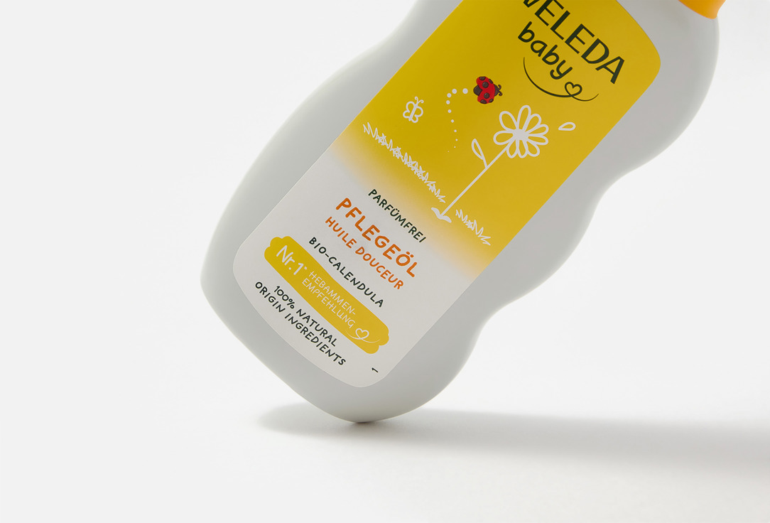 Weleda Fragrance free baby body oil Baby Calendula 200 ml Weleda Fragrance free baby body oil Baby Calendula