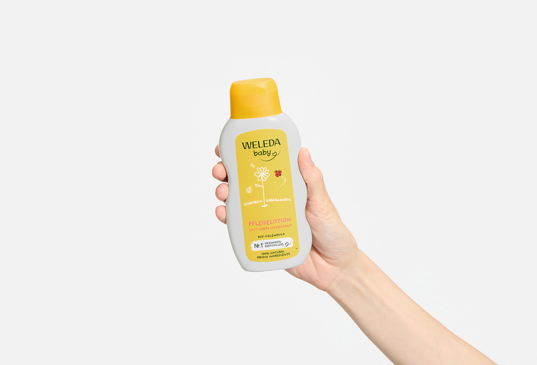 Weleda Moisturizing Body Lotion Baby Calendula