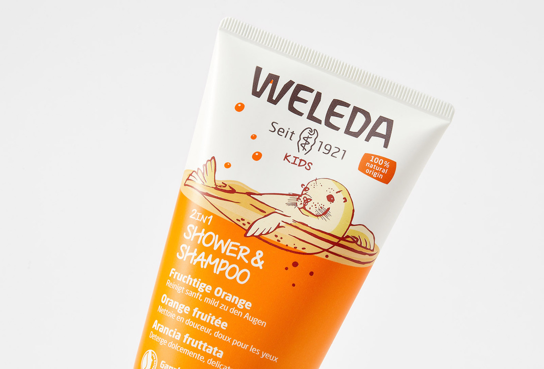 Weleda Shampoo & Body Wash for Kids Happy Orange 150 ml Weleda Shampoo & Body Wash for Kids Happy Orange