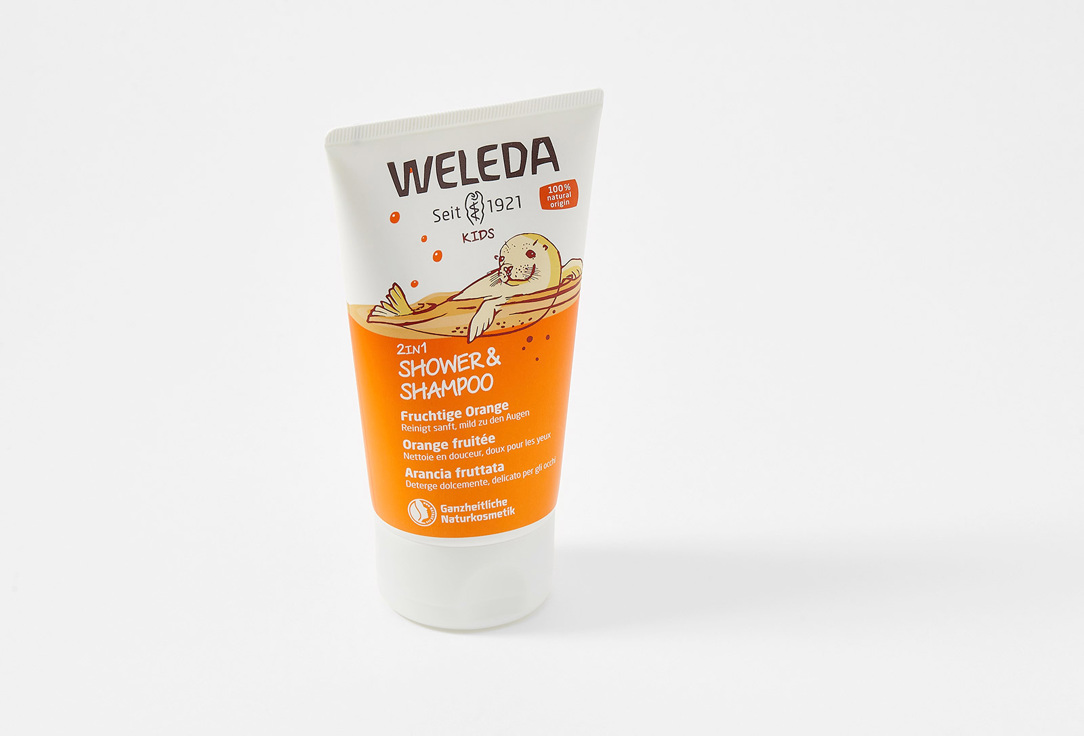 Weleda Shampoo & Body Wash for Kids Happy Orange 150 ml Weleda Shampoo & Body Wash for Kids Happy Orange