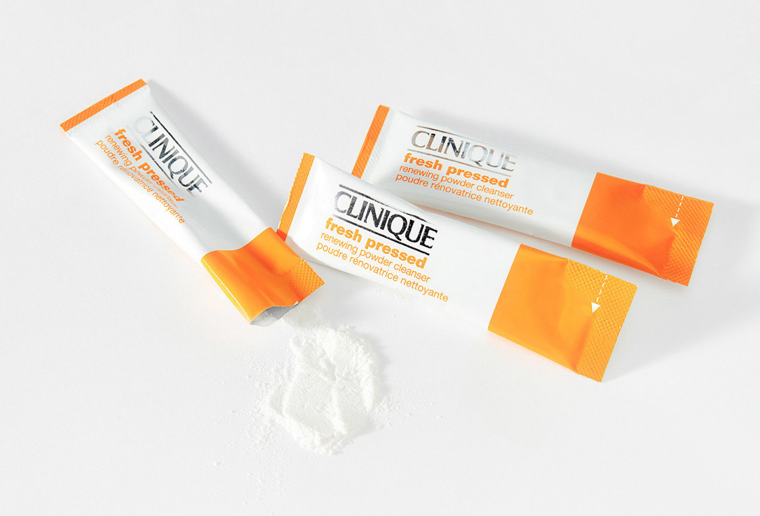 Clinique Face Powder Cleanser  with Pure Vitamin C Fresh Pressed