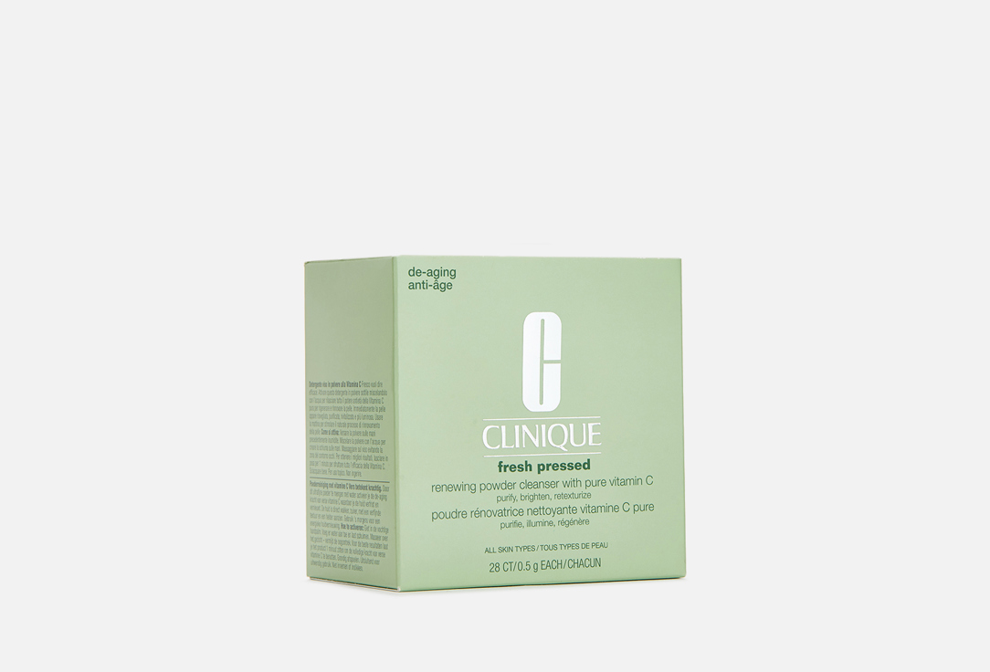 Clinique Face Powder Cleanser  with Pure Vitamin C Fresh Pressed