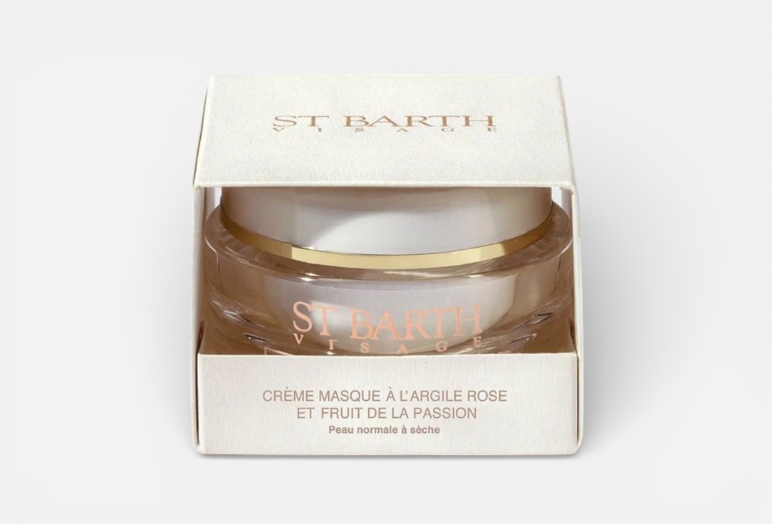 Ligne St. Barth Soothing face Mask Pink Clay & Passion Fruit 50 ml Ligne St. Barth Soothing face Mask Pink Clay & Passion Fruit