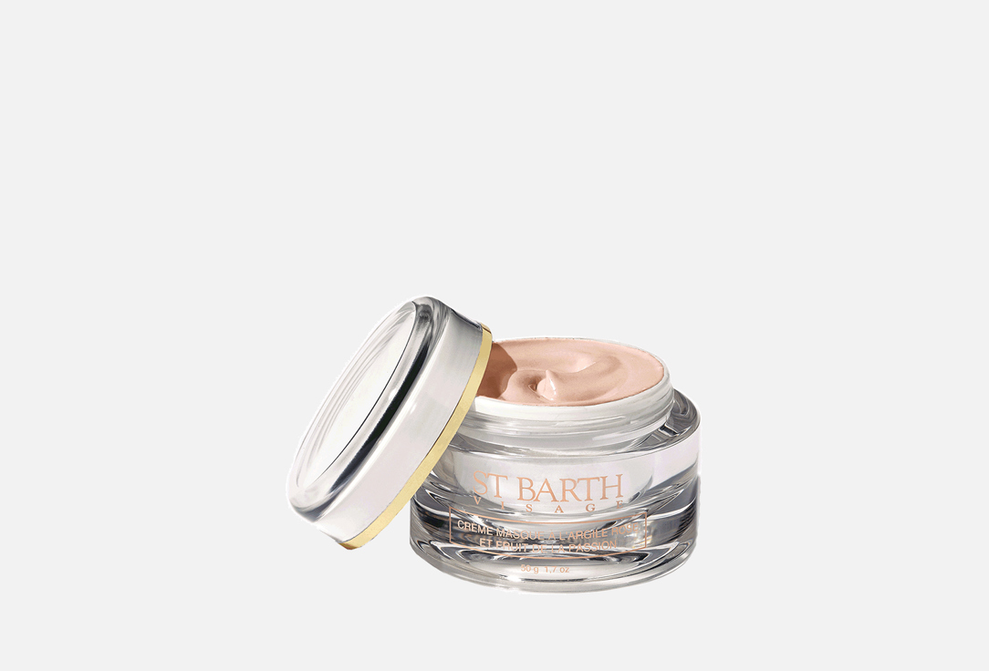 Ligne St. Barth Soothing face Mask Pink Clay & Passion Fruit 50 ml Ligne St. Barth Soothing face Mask Pink Clay & Passion Fruit