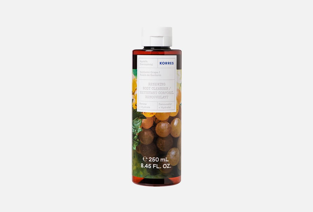 Korres Renewing Body Cleanser Santorini Grape 250 ml Korres Renewing Body Cleanser Santorini Grape