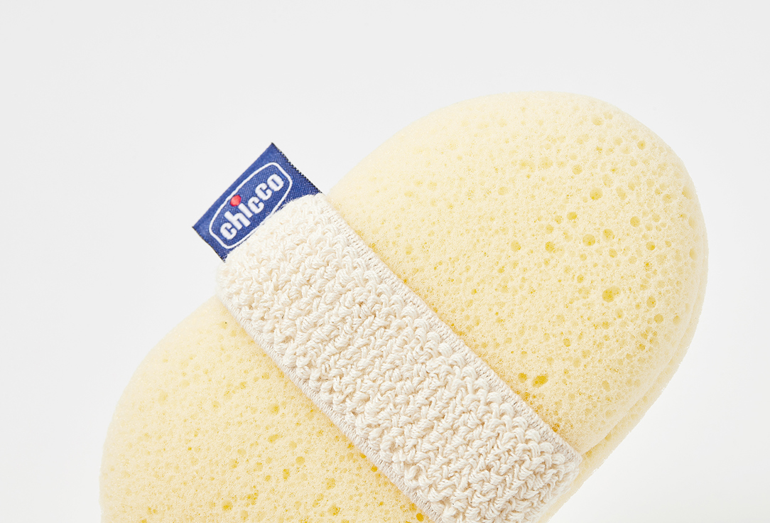 CHICCO Bath glove Baby Moments Sponge Glove