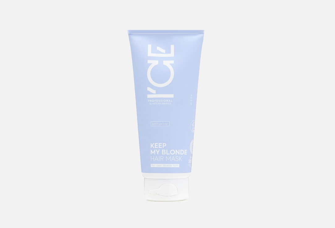 ICE by NATURA SIBERICA Toning mask for light hair KEEP MY BLONDE