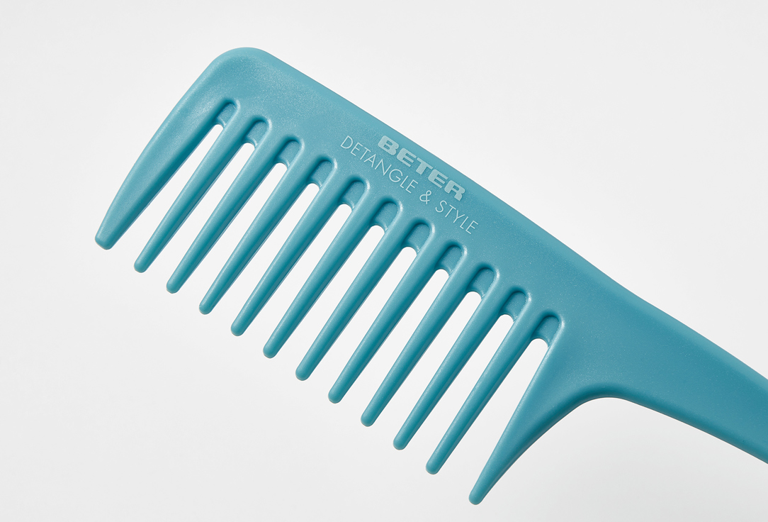 Beter Round handle comb Wide-toothed 1 pcs Beter Round handle comb Wide-toothed