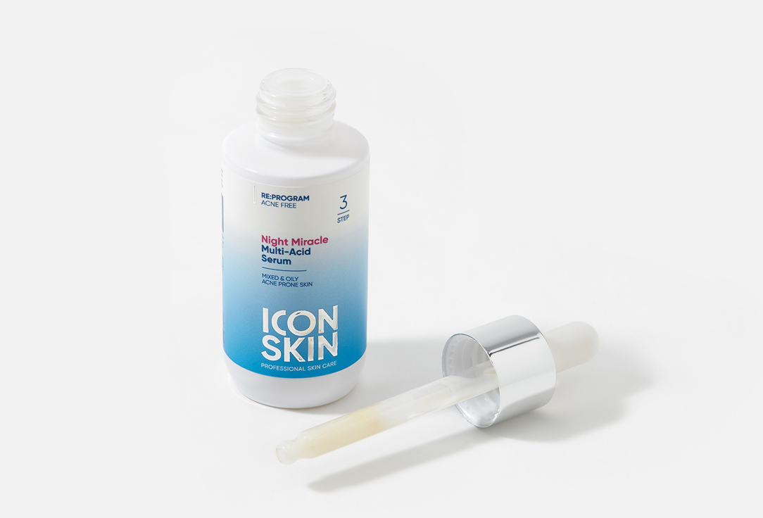 ICON SKIN Night face serum Night Miracle Multi-Acid