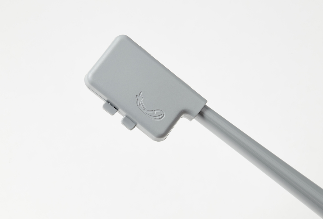 PIUMA Soft toothbrush with stand ASPHALT GREY 1 pcs PIUMA Soft toothbrush with stand ASPHALT GREY