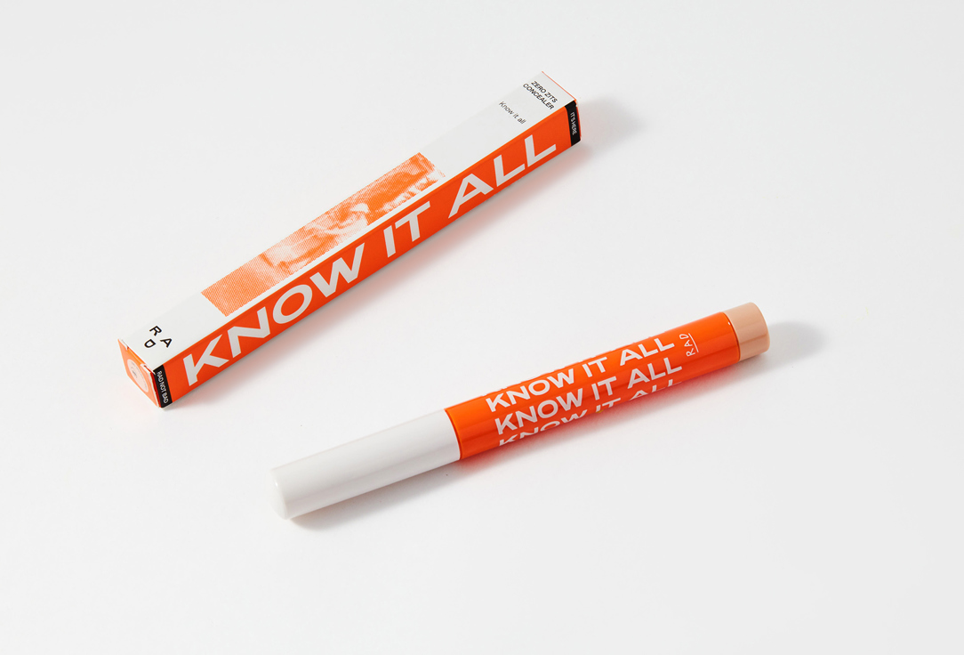 RAD FACE CONCEALER zero zits concealer 001, Light beige 1.4 g RAD FACE CONCEALER zero zits concealer