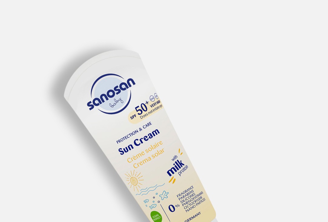 Sanosan Moisturizing Sunscreen SPF50+ Sun Cream 75 ml Sanosan Moisturizing Sunscreen SPF50+ Sun Cream