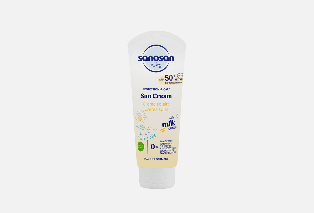 Sanosan Moisturizing Sunscreen SPF50+ Sun Cream 75 ml Sanosan Moisturizing Sunscreen SPF50+ Sun Cream
