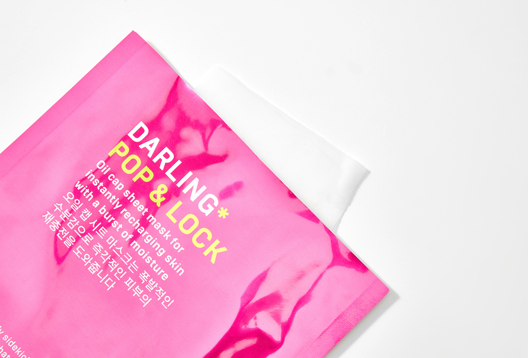 DARLING* Oil cap moisturising face sheet mask Pop&lock 1 pcs DARLING* Oil cap moisturising face sheet mask Pop&lock