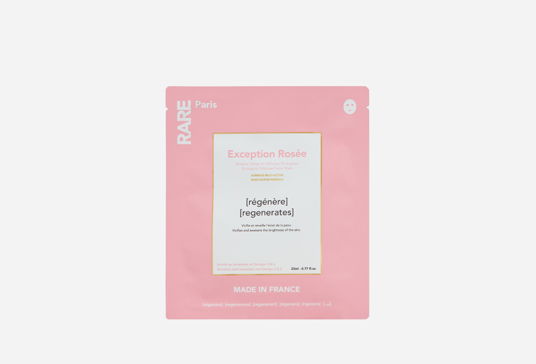 Rare Paris Regenerating Face Mask Exception rosee 1 pcs Rare Paris Regenerating Face Mask Exception rosee