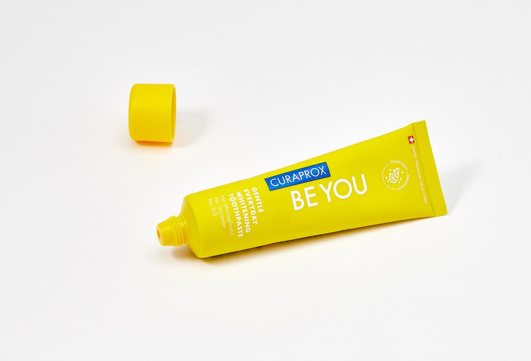 Curaprox Gentle whitening toothpaste with grapefruit flavor Be you 60 ml Curaprox Gentle whitening toothpaste with grapefruit flavor Be you