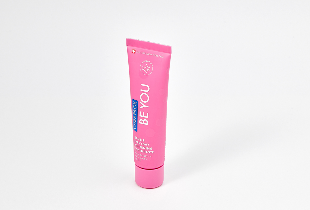 Curaprox Gentle whitening toothpaste with watermelon flavor Be you 60 ml Curaprox Gentle whitening toothpaste with watermelon flavor Be you