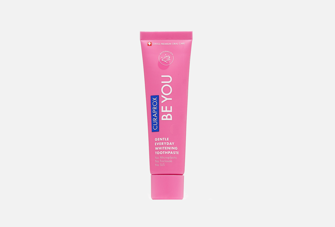 Curaprox Gentle whitening toothpaste with watermelon flavor Be you 60 ml Curaprox Gentle whitening toothpaste with watermelon flavor Be you