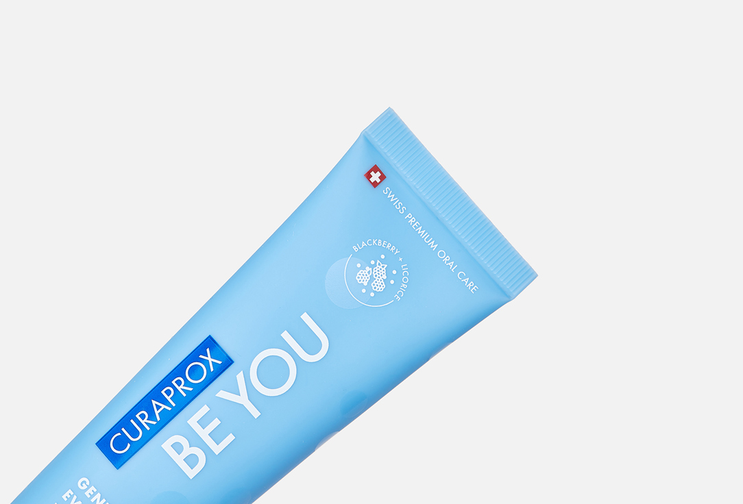 Curaprox Gentle whitening toothpaste with raspberry flavor Be you 60 ml Curaprox Gentle whitening toothpaste with raspberry flavor Be you