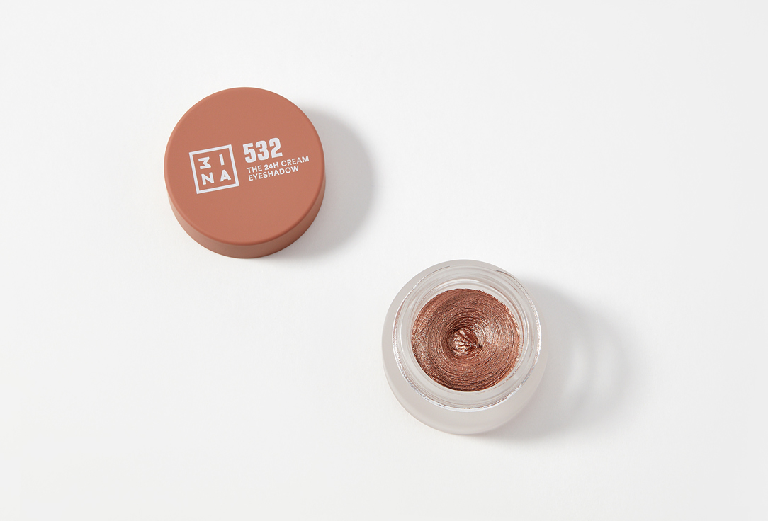 3INA Long-lasting Creamy Eyeshadow The 24H Cream Eyeshadow 532, Golden bronze 3 ml 3INA Long-lasting Creamy Eyeshadow The 24H Cream Eyeshadow