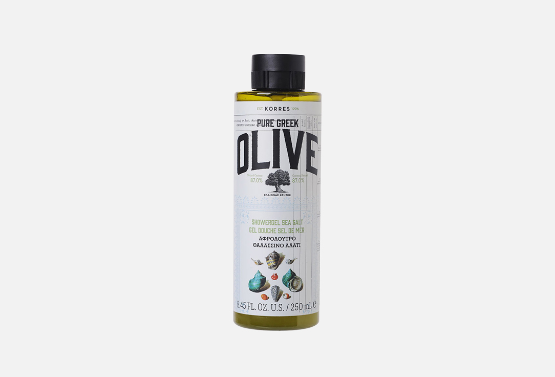 Korres Shower gel Sea Salt Pure Greek Olive 250 ml Korres Shower gel Sea Salt Pure Greek Olive