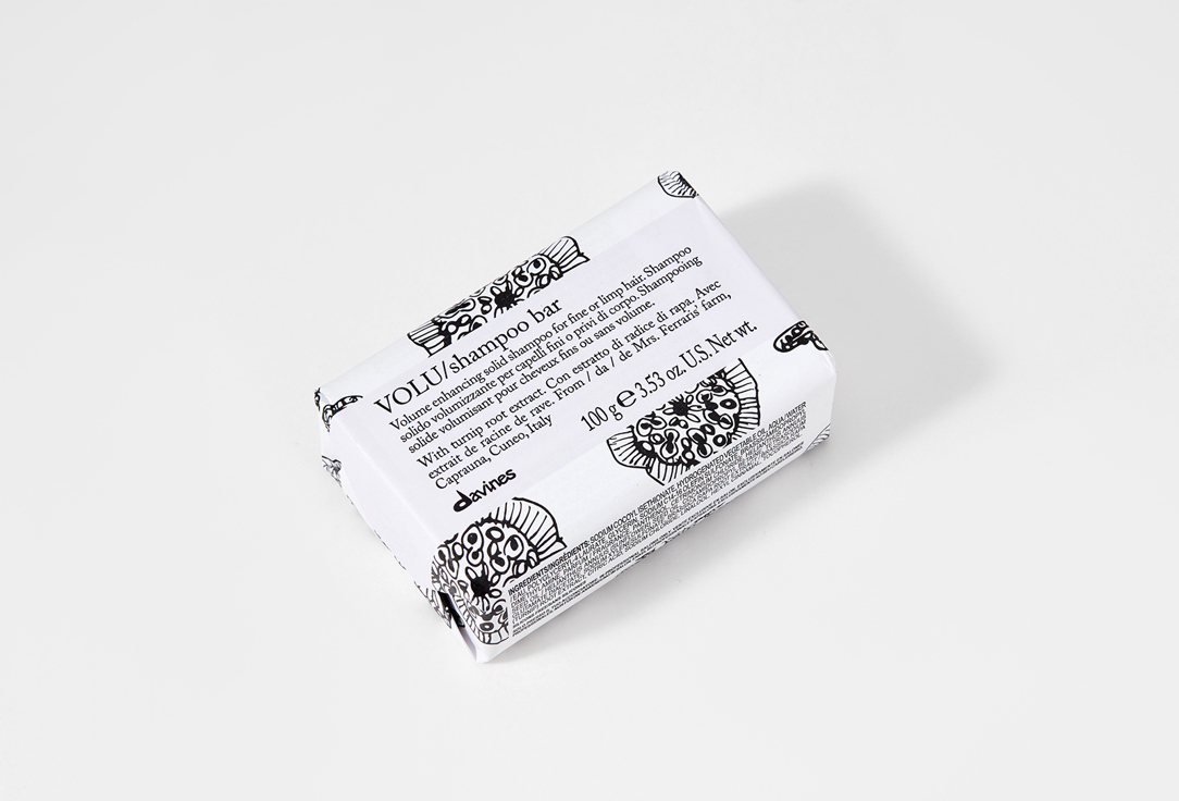 Davines Hydrating Shampoo for dry and dehydrated hair VOLU shampoo bar