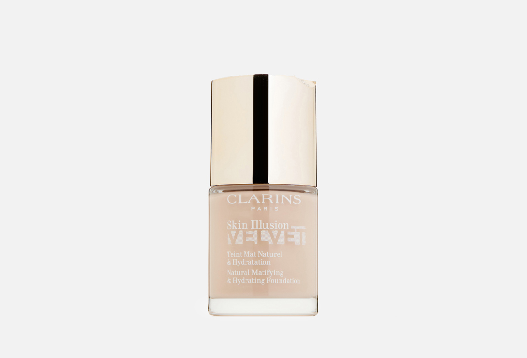 Clarins Lightweight Mattifying Foundation Skin Illusion Velvet