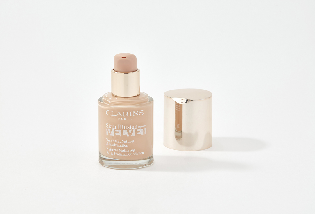 Clarins Lightweight Mattifying Foundation Skin Illusion Velvet