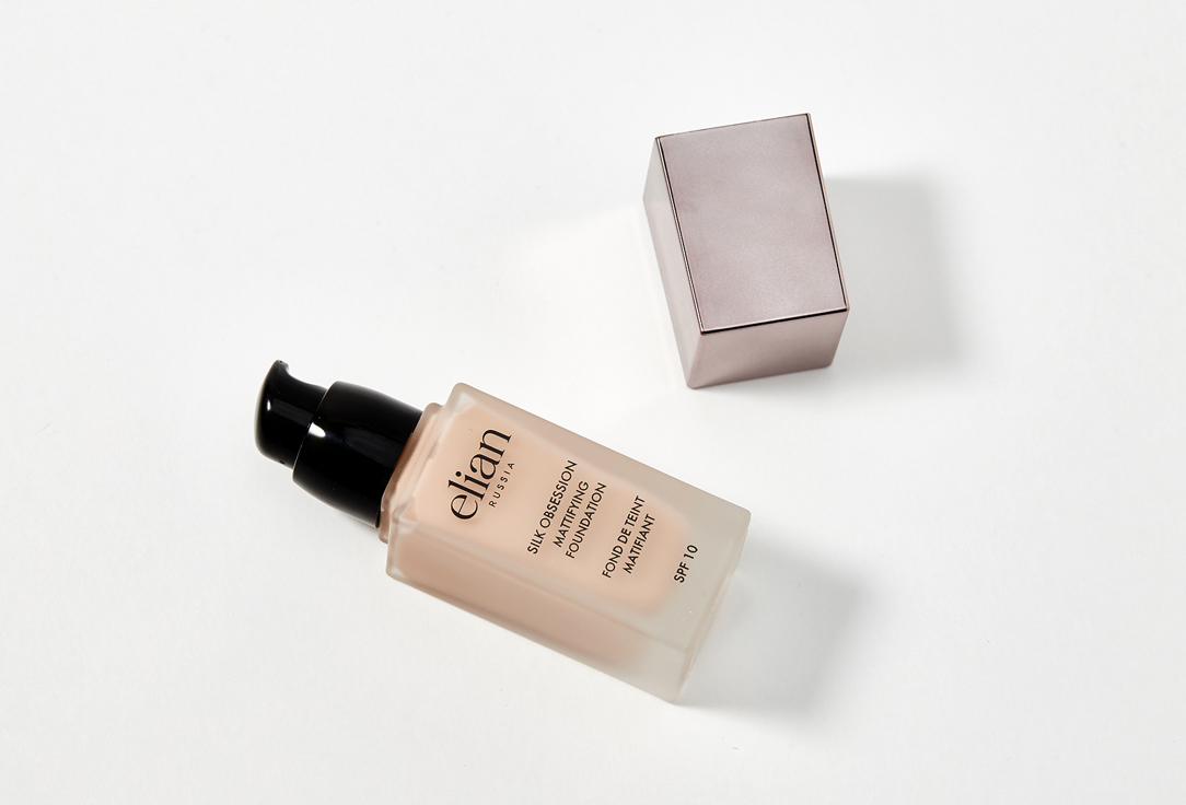 ELIAN RUSSIA MATTIFYING SATIN FOUNDATION SPF 10 Silk Obsession 15, Vanilla 35 ml ELIAN RUSSIA MATTIFYING SATIN FOUNDATION SPF 10 Silk Obsession