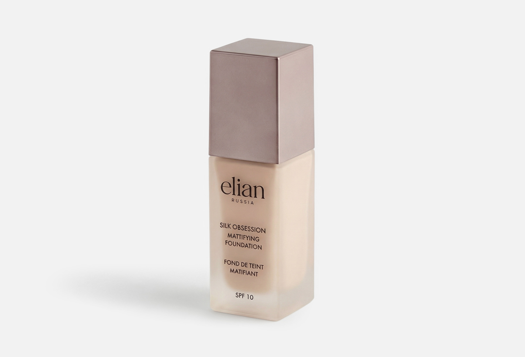 ELIAN RUSSIA MATTIFYING SATIN FOUNDATION SPF 10 Silk Obsession 15, Vanilla 35 ml ELIAN RUSSIA MATTIFYING SATIN FOUNDATION SPF 10 Silk Obsession