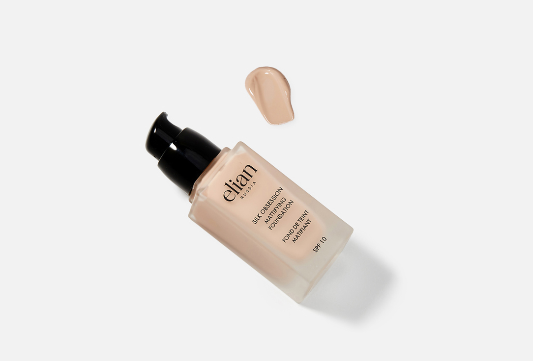 ELIAN RUSSIA MATTIFYING SATIN FOUNDATION SPF 10 Silk Obsession 15, Vanilla 35 ml ELIAN RUSSIA MATTIFYING SATIN FOUNDATION SPF 10 Silk Obsession