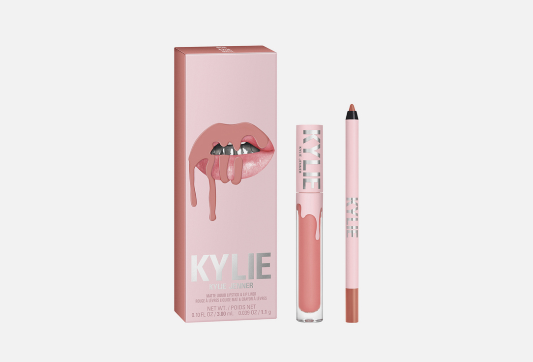 Kylie Cosmetics Lip Makeup Set Matte Lip Kit 808 , Kylie 2 pcs Kylie Cosmetics Lip Makeup Set Matte Lip Kit