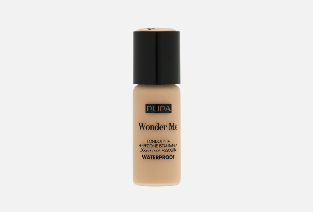 Pupa Waterproof Lightweight Foundation WONDER ME 025, Natural beige 30 ml Pupa Waterproof Lightweight Foundation WONDER ME