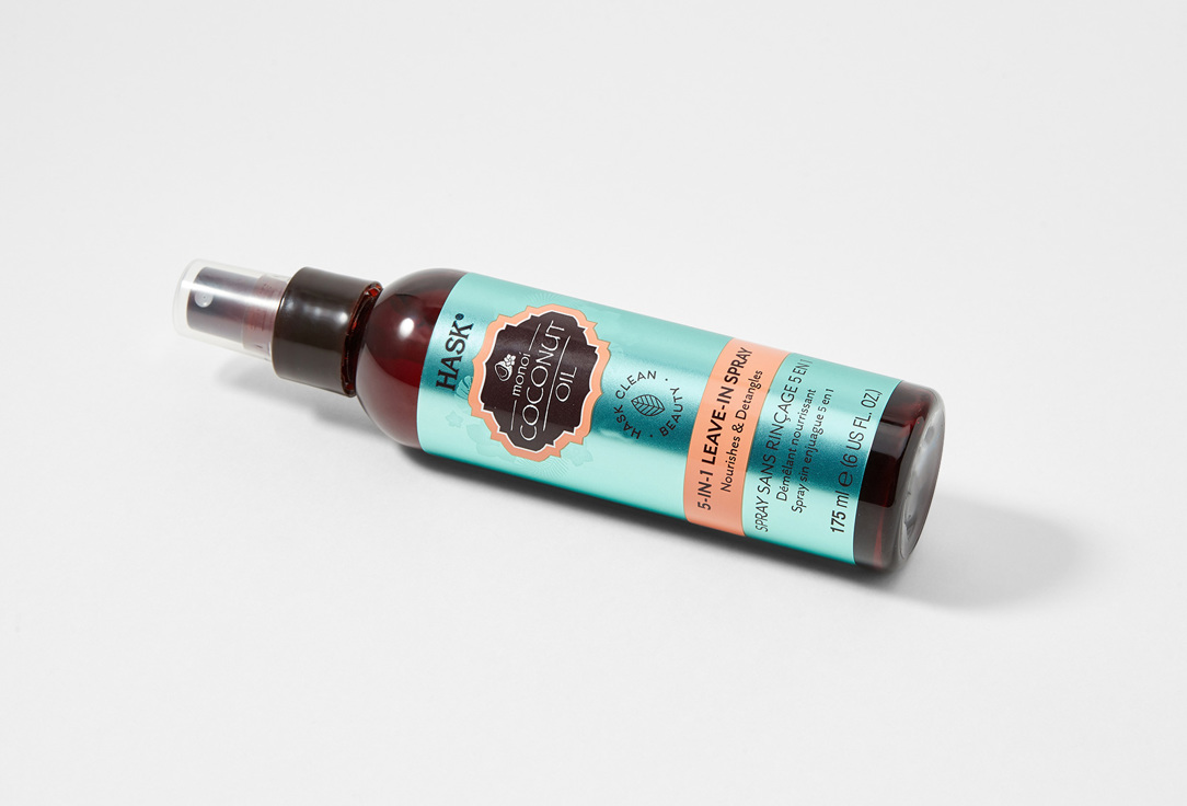 Hask Nourishing 5 in 1 Leave-In Spray Coconut Oil 175 ml Hask Nourishing 5 in 1 Leave-In Spray Coconut Oil