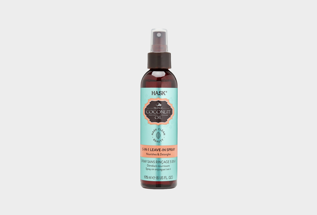Hask Nourishing 5 in 1 Leave-In Spray Coconut Oil 175 ml Hask Nourishing 5 in 1 Leave-In Spray Coconut Oil