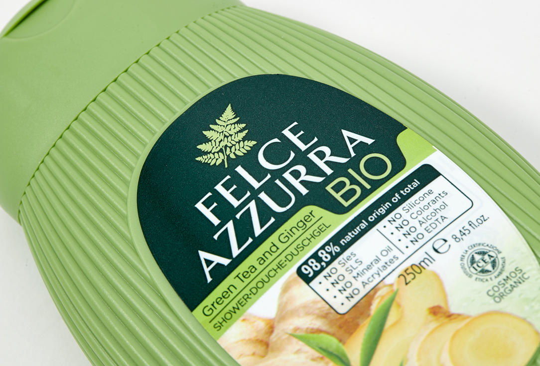 FELCE AZZURRA Shower Gel Green Tea & Ginger