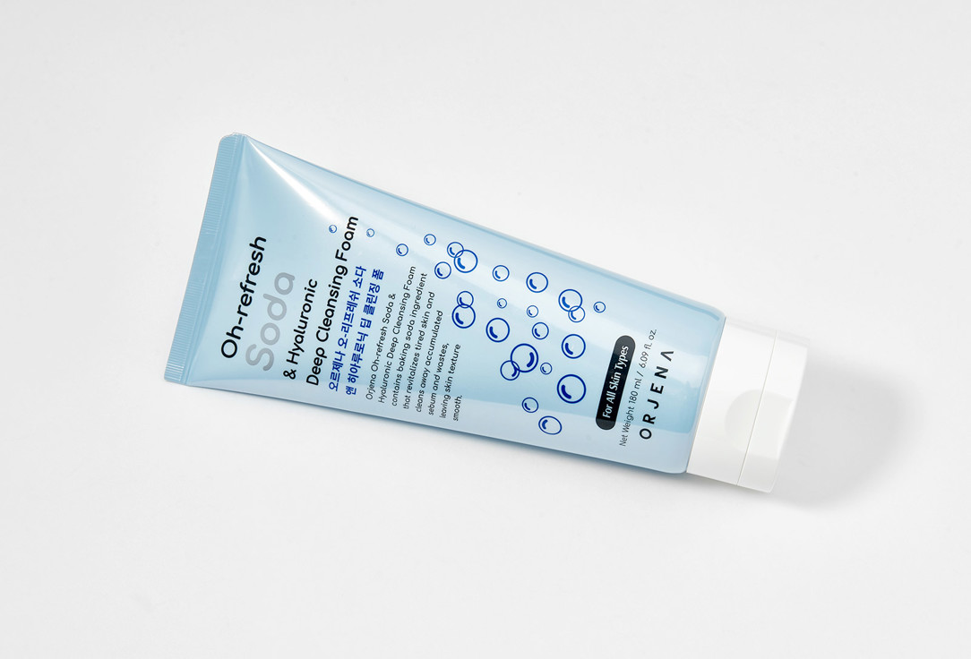 ORJENA Face Cleansing Foam Oh-Refresh Soda & Hyaluronic Deep